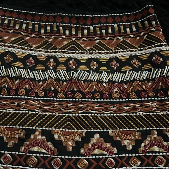 Bedazzled Mini Skirt with Beads - Picture 5 of 6